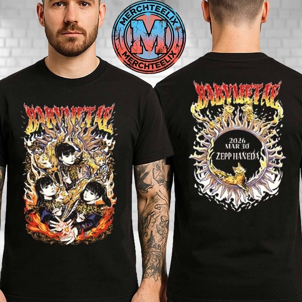 BABYMETAL Tokyo White Flame At Zepp Haneda On March 30 World Tour 2026 Tee