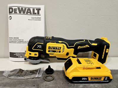 DeWALT 20V MAX XR Brushless Oscillating Multi-Tool DCS356 + Optional Battery