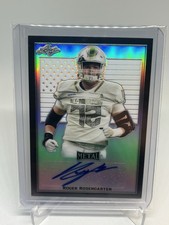 Leaf Metal Football Roger Rosengarten RC /5 Baltimore Ravens