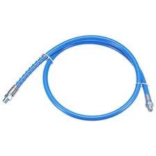 Grease Gun Hose 39.3" 10000 PSI Spring Flex Grease with 1/8" NPT Threads Blue