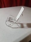 1920's Bentwood Style Miniature Dollhouse Rocking Chair Painted White — photo 3