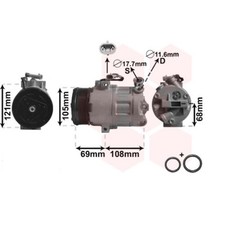 Kompressor Klimaanlage für Opel Zafira A 2.0 DTi 16V Astra G