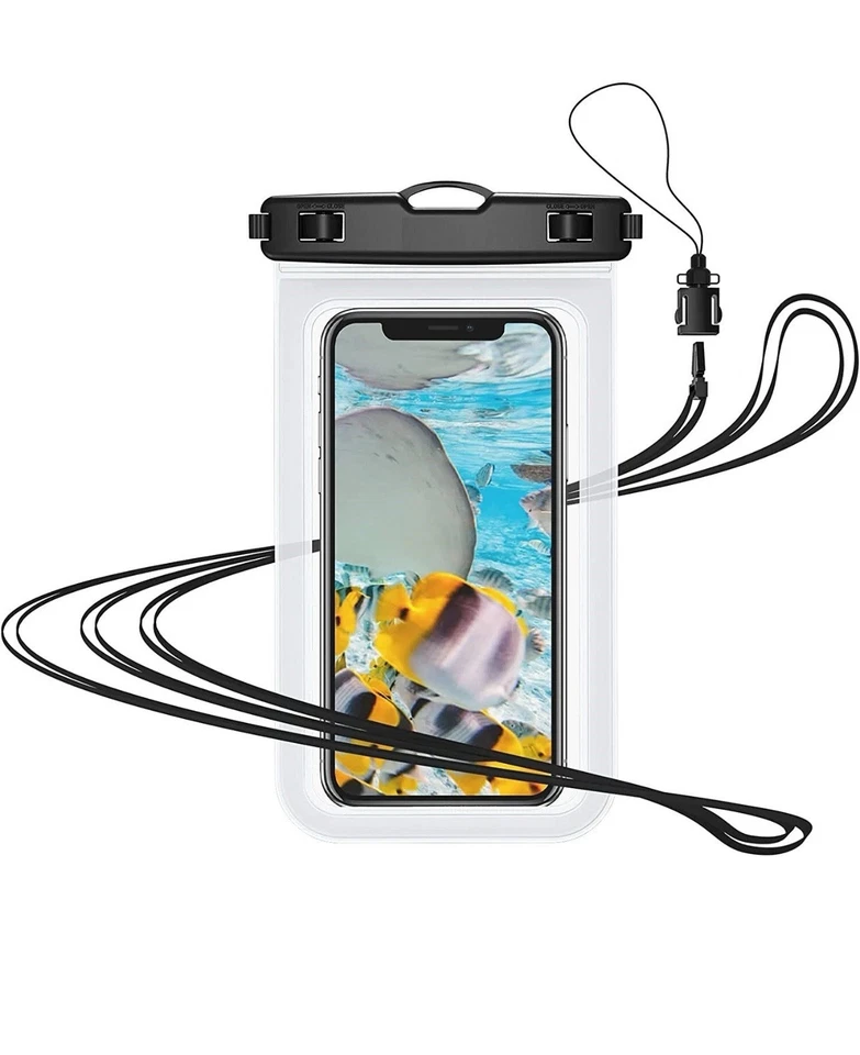 CUSTODIA IMPERMEABILE SMARTPHONE COVER SUBACQUEA TELEFONO CELLULARE WATERPROOF - Immagine 3 di 4