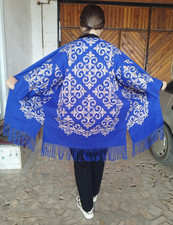 Handcrafted Suzani Embroidered Kimono Uzbek Women s Coat Vintage chapan Jacket