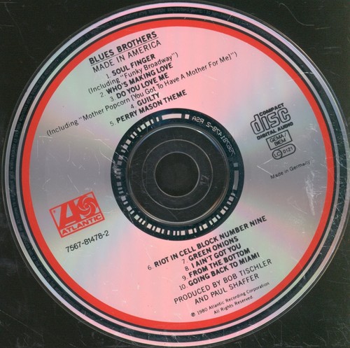 Blues Brothers Made In America CD Germany Atlantic 7567814782 - Bild 3 von 3