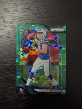 2018 Prizm Josh Allen RC Green Crystals Rookie /75 Buffalo Bills