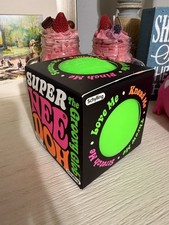 GREEN NeeDoh Nee Doh The Groovy Glob Super 4.5-In Large Stress Ball XL Squishy