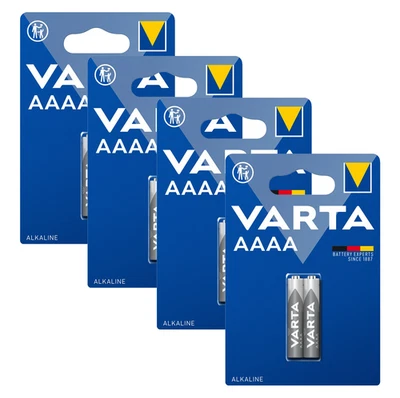 8x VARTA AAAA Alkaline Batterien 1,5V LR61 E96 MN2500 LR8D425 - Bild 1 von 4