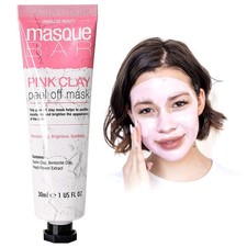 masque Bar Pink Clay Peel Off Mask with Grapefruit 1 Fl Oz Pack of 1 ,