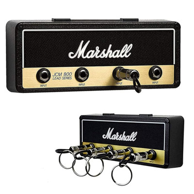Marshall Jack Holder Wandmontiert 4 Stecker Set Schwarz