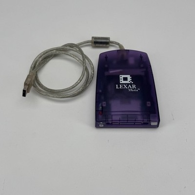 Lexar Media USB CompactFlash CF Card Reader Writer GS-UFD-20SA Tested