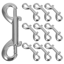  10 Pcs Appendi Guinzaglio Cane Ganci Girevoli Scatto Bullone Chiusura