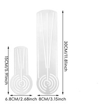 Mandala Drawing Stencil - Professional Geometry Pattern Ruler Kit for Artists 
