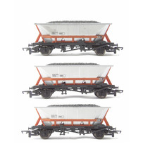 3 x HORNBY MGR HAA Hoppers - BR Brown - 351540 - OO Gauge