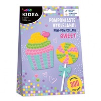Zestaw Kreatywny. Pomponiaste Wyklejanki Sweet Kidea Derform