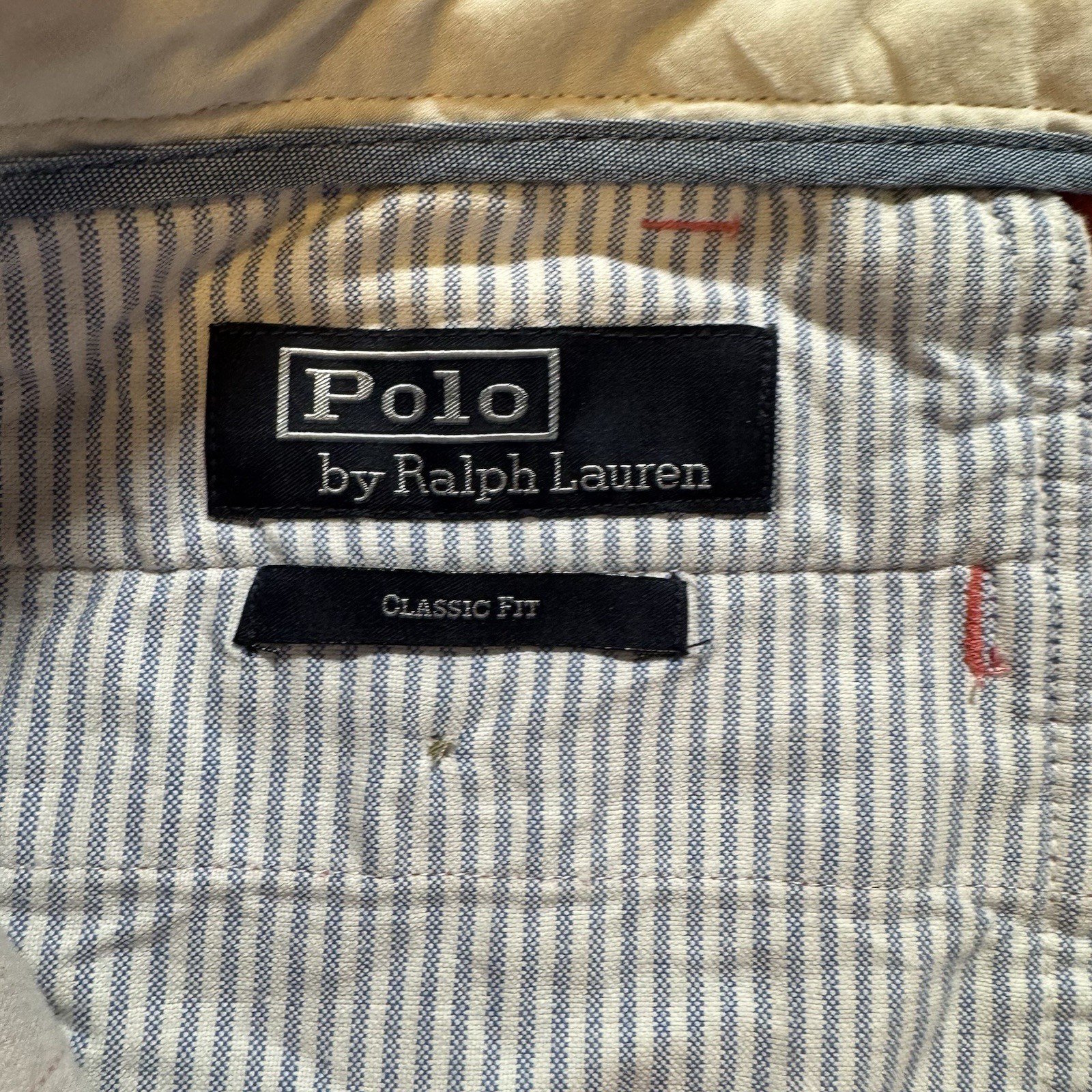 Polo Ralph Lauren Pants Mens 34x34 Pink Stretch Classic Fit Straight Chino Twill