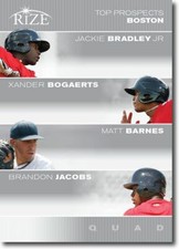 (25) '12 Jackie BRADLEY * Xander BOGAERTS * Matt BARNES * Brandon JACOBS Rize RC