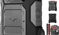 Rockin’ Roller 270 Indoor/outdoor Portable Bluetooth Speaker | Up To Black