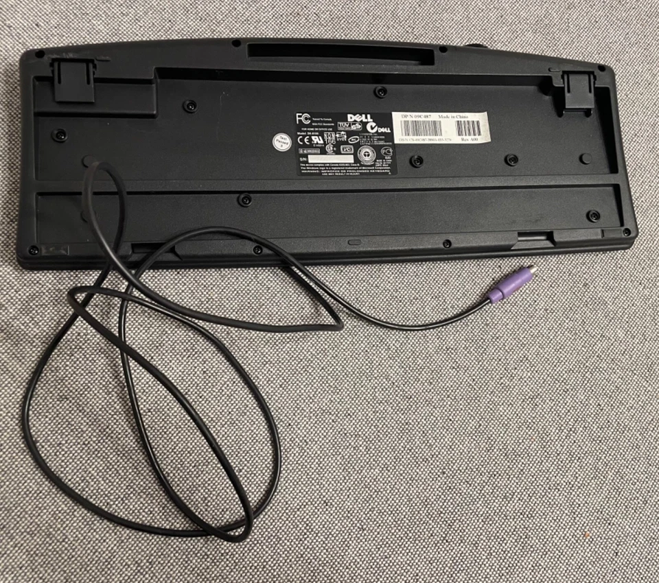 Dell 09C487 Black Multimedia Keyboard computer  home office  - Image 2 of 3