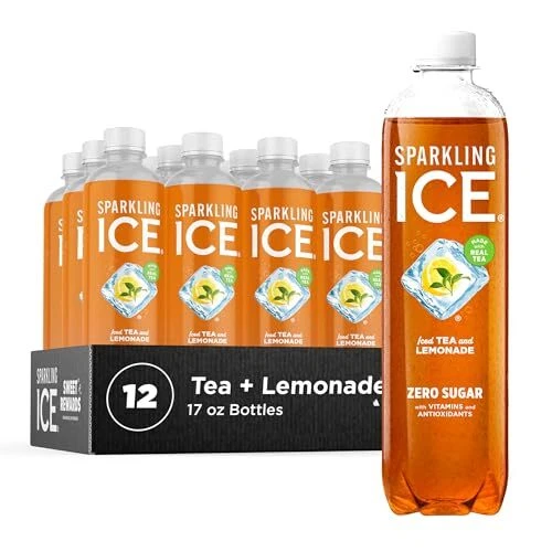 Tea + Lemonade Sparkling Water Zero Sugar Flavored Water with Vitamins and An...