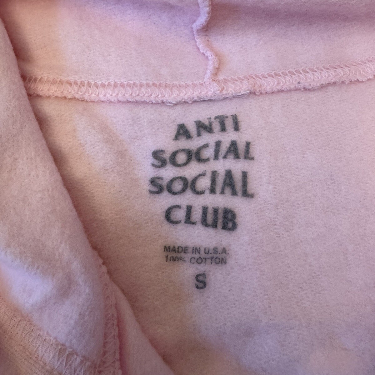 Anti Social Social Club ASSC Know You Better Zip Up Hoodie