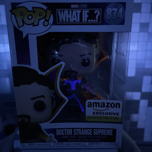 Funko Pop! Marvel What If..? Dr. Strange Supreme #874 GITD exclusivo de Amazon GLOW