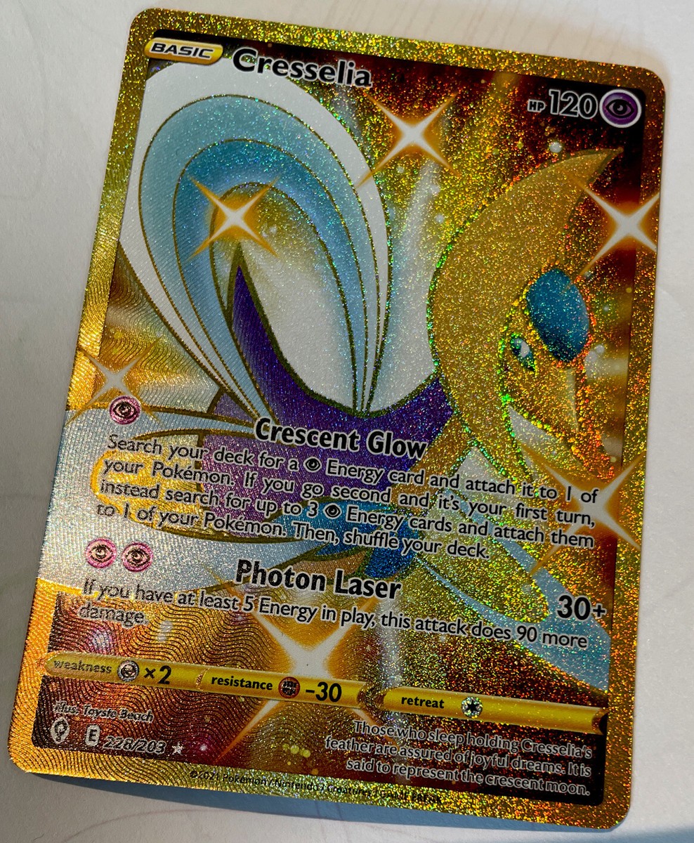 Cresselia Pokémon TCG Evolving Skies 228/203 Holo Secret Rare | eBay