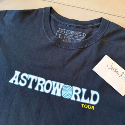 ASTROWORLD Tour Tee Travis Scott size L Black USED | eBay