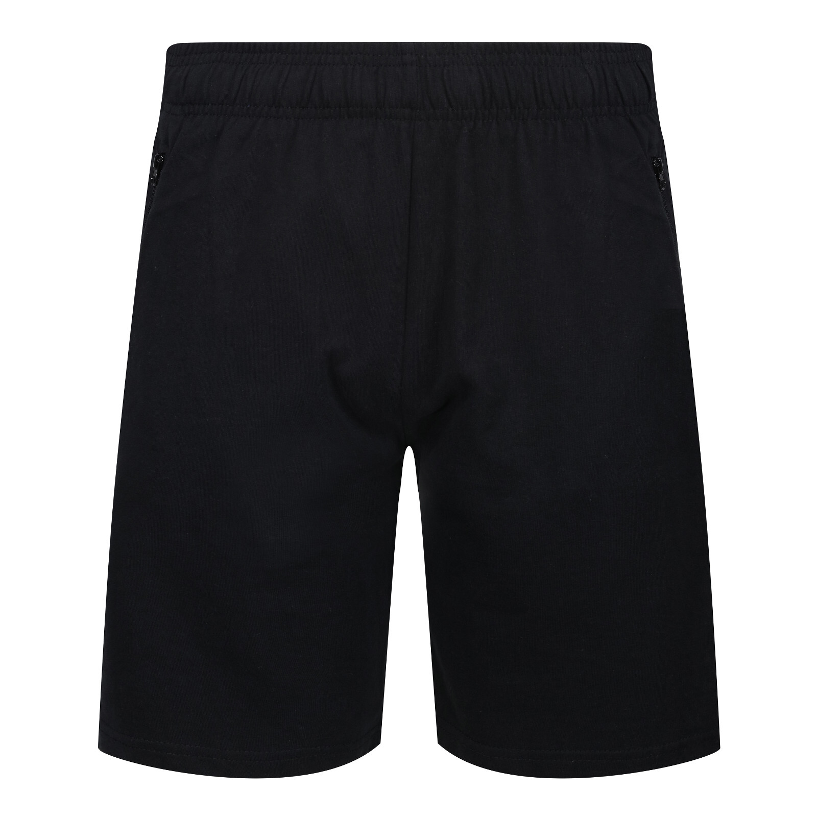 New Mens Shorts Elasticated Waist Plain Casual Gym Knee Length Summer
