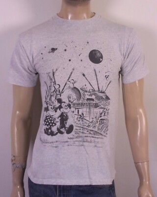 vintage 90s Disney Designs Tomorrowland T-Shirt Space Mountain
