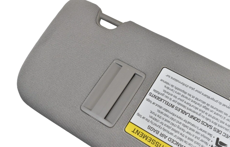 Juego de pares de parasoles lado izquierdo derecho Kia Sedona 2015-2020 tela gris OEM Foto 3 de 4