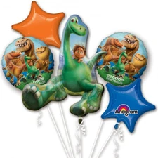 THE GOOD DINOSAUR SUPERSHAPE FOIL MYLAR BALLOON BOUQUET~ Birthday Party Supplies
