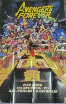 Avengers Forever #1 Arron Kuder 2022 folded PROMO POSTER 36'' x 24''