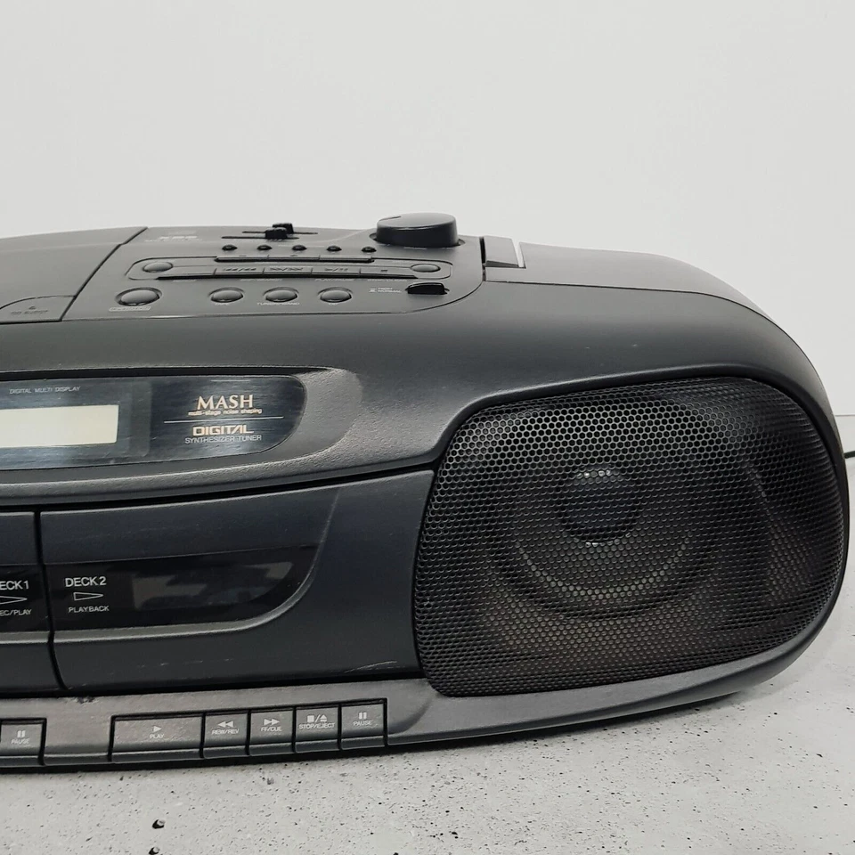 PANASONIC RX-DT401 Portable Stereo CD Tape Tuner BoomBox Player WORKING - image 4 of 4