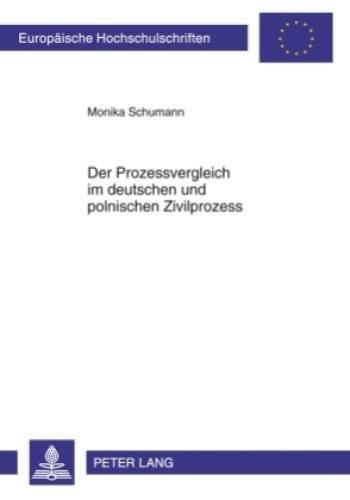 Thumbnail - Der Prozessvergleich Deutschen Und Polnischen Zivilprozess