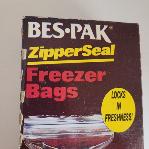 Bes Pak ZipperSeal Freezer Bags Vintage Pint Size (25) - Picture 3 of 8