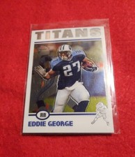 Topps Chrome - Eddie George (Tennessee Titans...