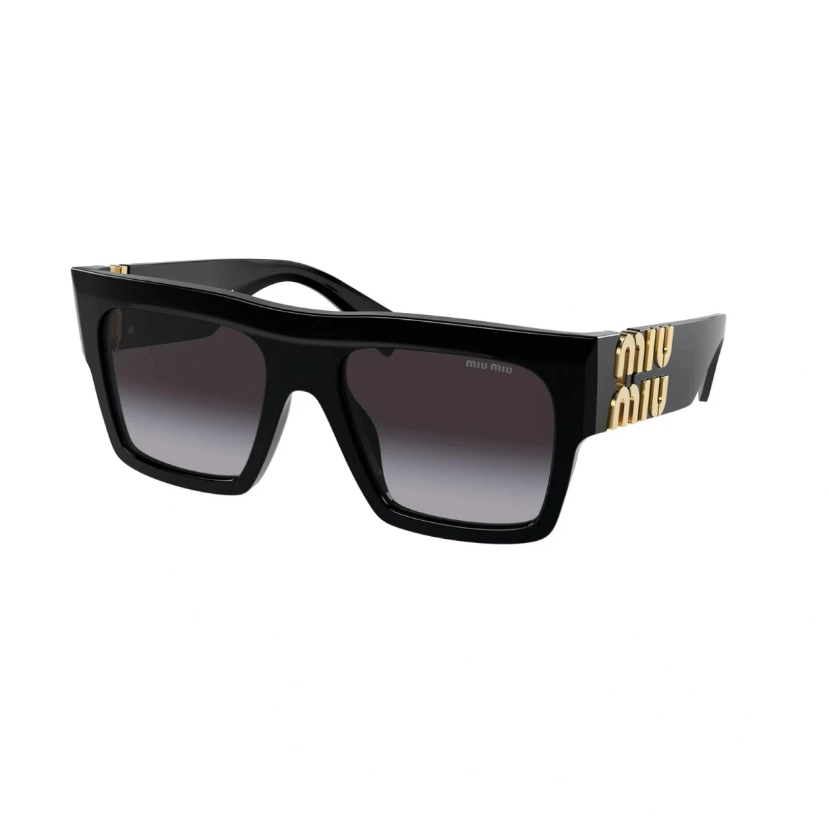 MIU MIU MU 10WS - 1AB5D1 BLACKFRAME GREY GRADIENT SUNGLASSES 55MM 