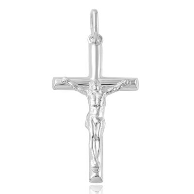 LARGE CRUCIFIX CROSS PENDANT / 925 STERLING SILVER / 26MM BY 50MM | eBay