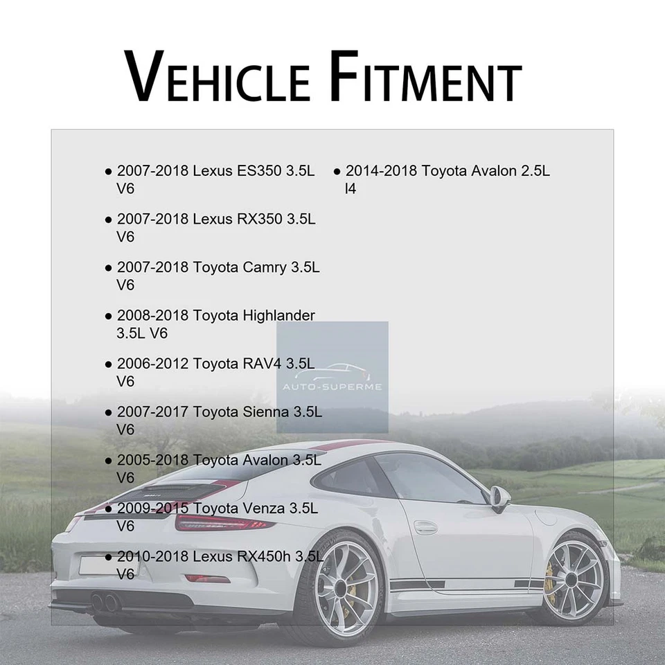 Kit de sello de inyector de combustible para Lexus ES350 3,5 L Lexus RX350 3,5 L Toyota Camry 3,5 L Foto 2 de 4