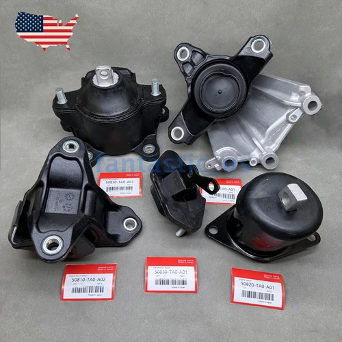 OEM! 5PCS Engine Motor & Trans Mounts Kit For 08-12 Honda Accord 2.4L Auto Trans - Picture 3 of 11