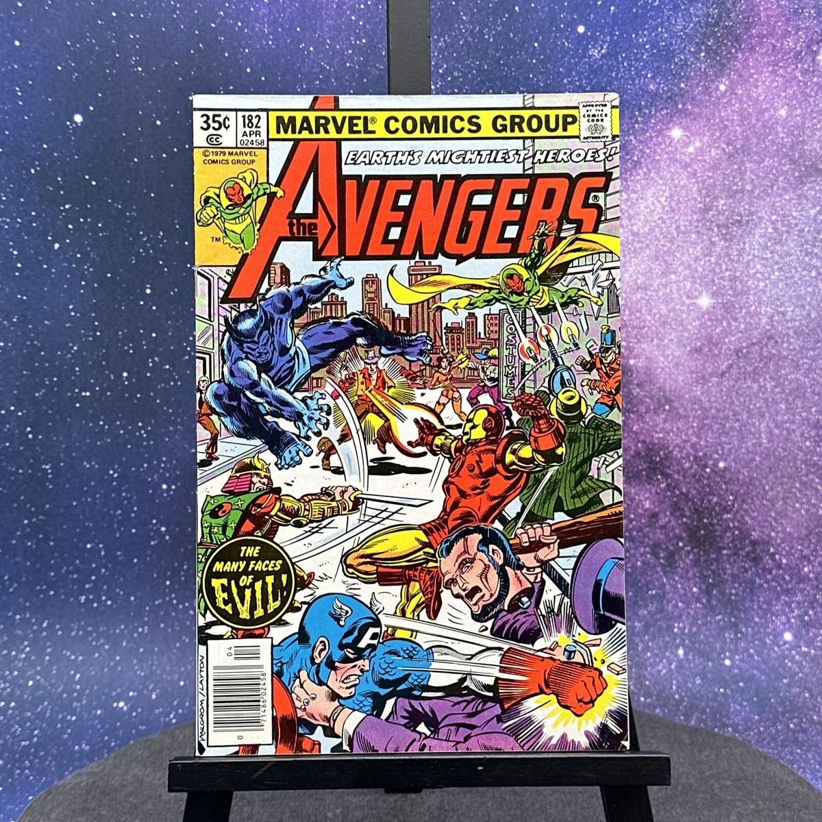 THE AVENGERS #182 DJANGO MAXIMOFF ORIGIN! BRONZE AGE MARVEL 1979