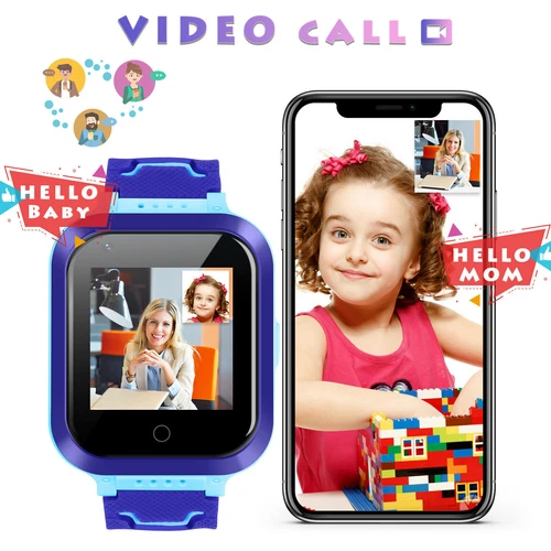 4G Kinder Smartwatch Telefonuhr Mit GPS Videoanruf Chat Jungen&Mädchen Geschenk - Bild 48 von 64