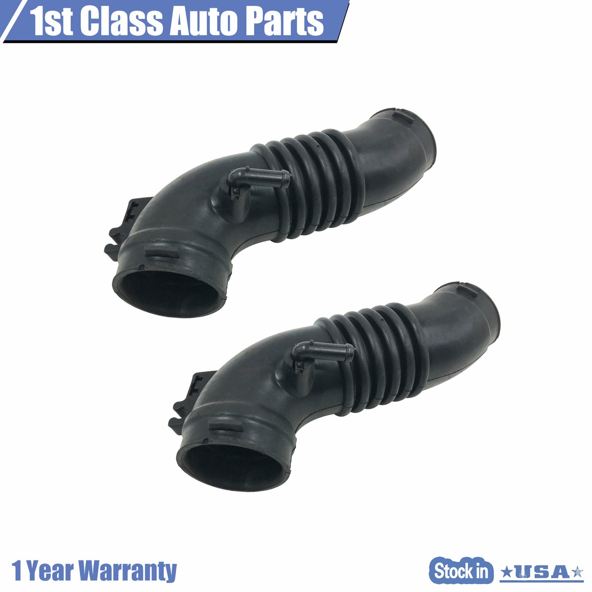 2PCS Engine Air Intake Hose For 1999-2003 Mazda Protege 696-604