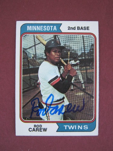 1974 Topps Authentic Autograph Rod Carew And Jim Palmer Plus 1 Extra LQQK - Bild 4 von 12