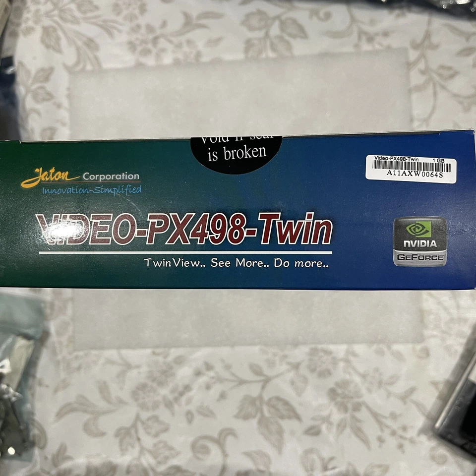 Jaton NVIDIA GeForce 9400 GT VIDEOPX498TWIN 1GB DDR2 PCI Express x16 Video Card - Image 3 of 4