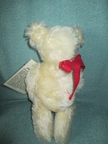 Schöne weiche weiße Mohair EICHE von Barbara Graham von Barbara Bears 12 Zoll - Bild 4 von 9