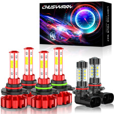 For Jeep Grand Cherokee 1999-2004 6x Led Headlight Bulbs Hilow Beam Fog Lights