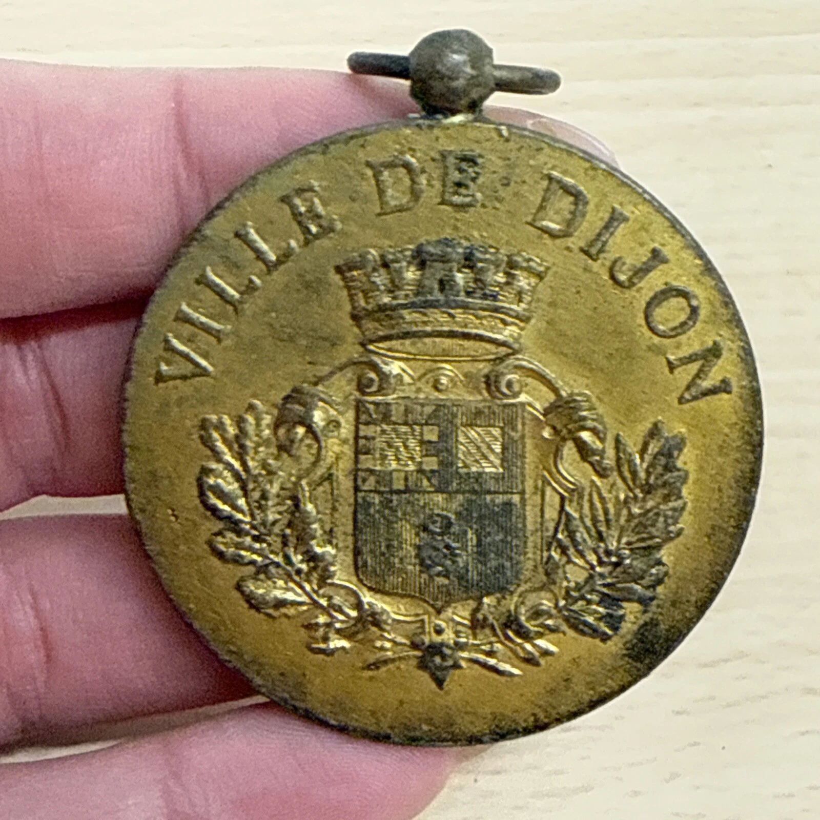 Médaille Ville De Dijon Concours De Musique 15 Et 16 Août 1907 En Bronze