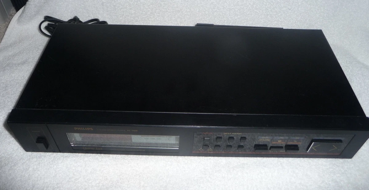 Sintonizador sintetizador digital Philips AM/FM PT500B bloqueo de cuarzo muy buen estado